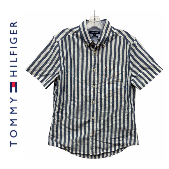 Tommy Hilfiger Other - Tommy Hilfiger Cotton Striped Button Down Shirt